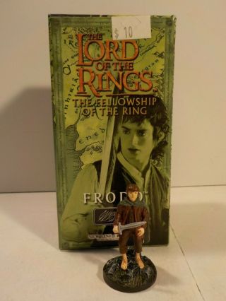 N W Britain Frodo Lotr Lord Of The Rings Fellowship Hand Painted Miniature