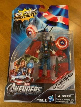 Marvel Avengers Captain America Aerial Infiltration Mission Figure Comic Series