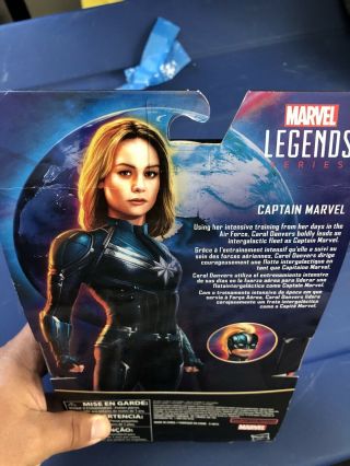 Hasbro Marvel Legends Captain Marvel MCU Avengers Infinity War Endgame Toybiz 3