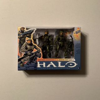 Halo 3 Red Team Leader And Master Chief 2 Pack