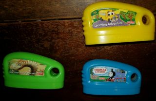 3 Fisher Price Smart Cycle Game Cartridges Bus Dinosaurs Thomas & Friends Rumble