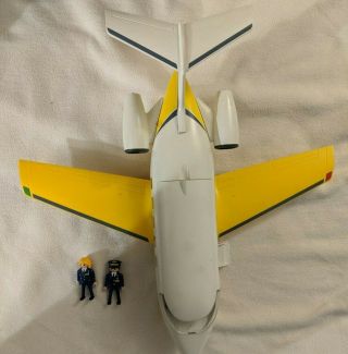 Playmobil 3185 Parts Aeroline Airplane Plane W/ Pilot And Flight Crew