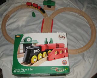 BRIO Wooden Model 33028 Classic Figure 8 Train Set w/ Box 3