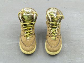 1/6 Scale Toy Female Special Forces - Brown Boots (foot Type)