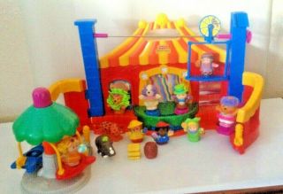 Fisher Price Little People 1993 Amusement Park Carnival Fair Circus Playset