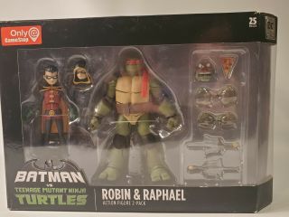 Batman Vs Teenage Mutant Ninja Turtles Robin And Rafael Gamestop