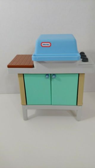 Little Tikes My Size Barbie Dollhouse Outdoor Barbecue Bbq Grill