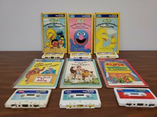 Vintage Playskool Talk N’ Play Electronic Learning System 6 Books & Tapes Only