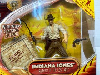 Indiana Jones: Indy W/ Whip Raiders Of The Lost Ark 3.  75 " Action Figure 2008