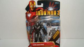 Iron Man 2 Movie 12 War Machine 3.  75 " Launching Missles Action Figure Moc