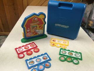 Fisher Price Games Barnyard Bingo Preschool Color Animals Matching Game Lnw
