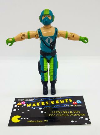1984 - G.  I.  Joe Copperhead Light Green Gloves Hasbro Figure Arah