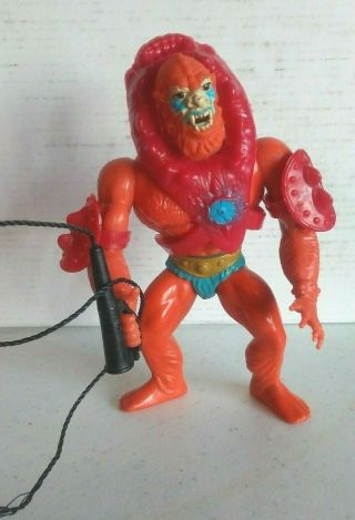 Motu Vintage Beast Man,  1981 All Complete W/whip & Armor.  He - Man