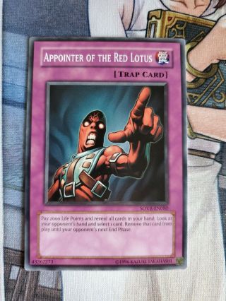 Yugioh Unlimited Appointer Of The Red Lotus Sovr - En080 Common Nm