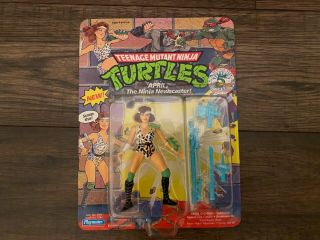 Tmnt Playmates 1992 April The Ninja Newscaster Unpunched 5th Anniversary