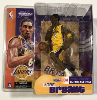 Mcfarlane Nba Series 3 Chase Kobe Bryant Los Angeles Lakers Gold Jersey Figure.
