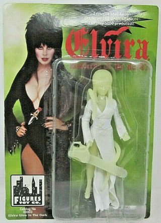 Elvira Mistress Of The Dark Glow In The Dark Version 1998 Figures Toy Co.  00003