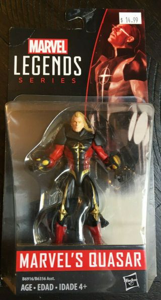 Quasar Action Figure (hasbro Marvel Legends Series 3.  75 " 2015) In Package