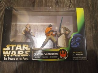 Star Wars Potf Cantina Showdown - Dr.  Evazan,  Ponda Baba & Obi - Wan Kenobi