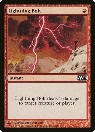 4x Lightning Bolt - M11 - Magic: The Gathering Single Card - Mtg