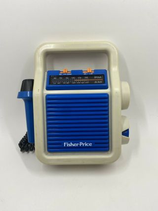 Vintage 1984 Fisher Price My First Am/fm Sing - Along Radio W/ Mic