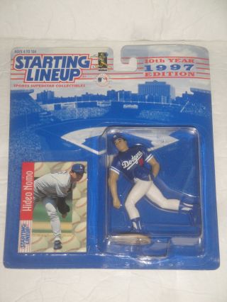 1997 Hideo Nomo Los Angeles Dodgers Starting Lineup Baseball Action Figure Mlb