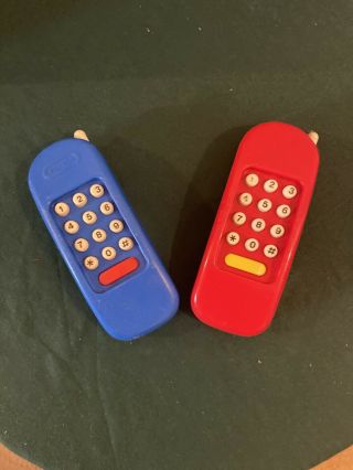 2 Little Tikes Phones Red And Blue For Kitchen Work Bench And More