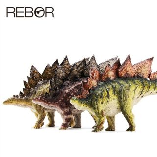 Rebor Stegosaurus Armatus Garden Figure Dinosaur Model Collector Toy Kids Gift