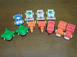 Vintage Fisher Price Little People Nursery Riding Toys Planes Trains Horses Cart