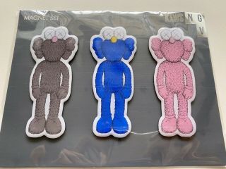 Kaws Magnet Bff Set Of 3 Ngv Exclusive 2019 Rare Limited Dead Stock Companion