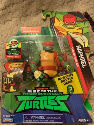 Rise Of Teenage Mutant Ninja Turtles Raphael The Muscles Action Figure