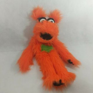 The Puppet Company Orange Monster Hand Puppet Large Plush Girl 24 "
