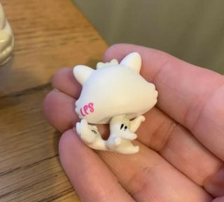 Littlest Pet Shop LPS Mommy and Baby White Tiger 3585 3586 Figure 3