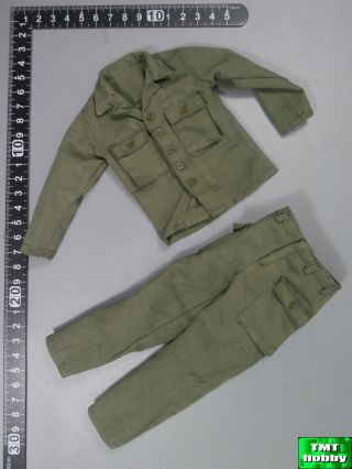1:6 Scale Did A80141 Wwii 2nd Ranger Private Reiben - Hbt Uniform Set