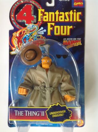 1997 Marvel Comics The Thing Ii Undercover Figure Fantastic 4 Heroes