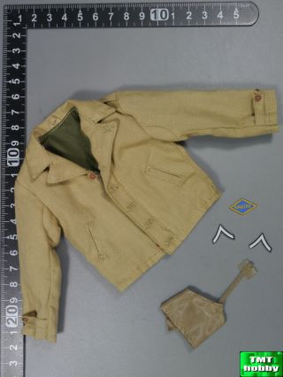 1:6 Scale Did D80141 Wwii 2nd Ranger Private Reiben - M41 Field Jacket W/ Patche