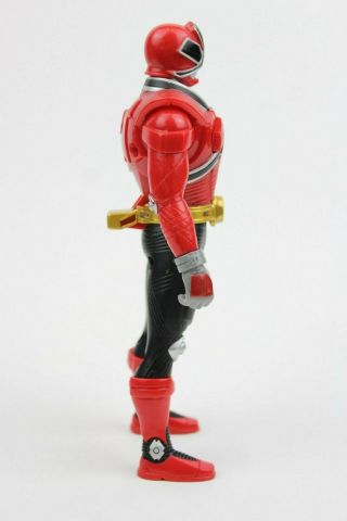 Bandai 2010 Power Rangers Red Samurai Flip Head Action Figure 6.  5 