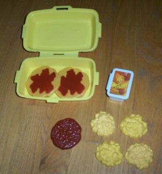 Vintage Fisher Price Fun With Food Mcdonalds Hot Cakes Eggs Sausage Breakfast