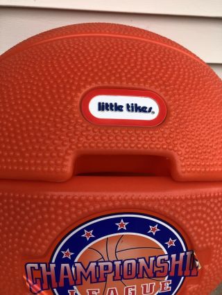 Little Tikes Basketball Toy Box Clothes Hamper Man Cave Tailgating Cooler 3