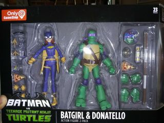 Gamestop Batman Vs.  Teenage Mutant Ninja Turtles Batgirl & Donatello Dc