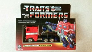 Transformers G1 Optimus Prime Walmart Reissue 2018