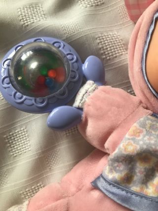 Vintage Fisher Price Brilliant Basics Baby First Doll B0577 Rattle 3