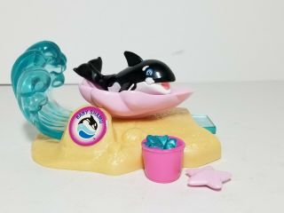 Vintage 1995 Kenner Littlest Pet Shop Sea World Baby Shamu,  Complete