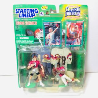 1998 Football Steve Young Jerry Rice Classic Doubles Starting Lineup - 49ers
