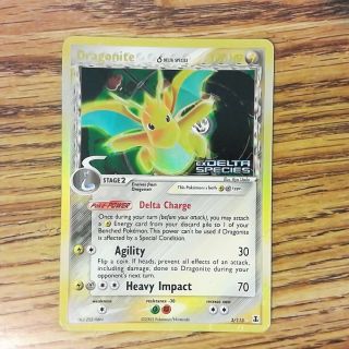 Dragonite 3/113 Delta Species Pokemon Card Reverse Holo Rare Hp 092420