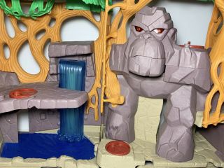 Fisher Price Imaginext Gorilla Mountain Jungle Playset Forest Interactive Toy 2