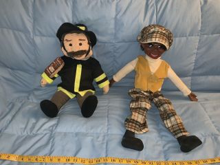 Vintage 1973 Lester Eegee Ventriloquist And Fire Fighter Puppet