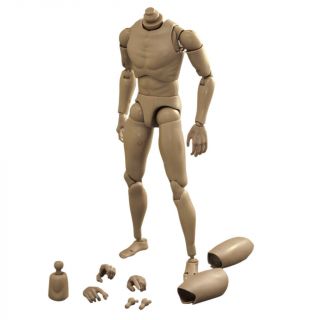 1: 6 Scale Action Figure Naked Male Body Narrow Shoulder Fit For Hot Toys