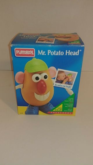 Vintage 1985 Playskool Mr.  Potato Head W/ 13 Accessories Parts And Box Complete