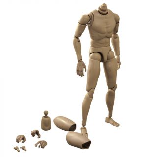 1: 6 Scale Action Figure Naked Male Body Narrow Shoulder Fit For Hot Toys Diy